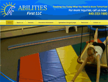 Tablet Screenshot of abilities1st.com